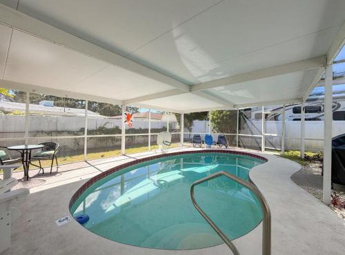 Largo Pool House and Firepit