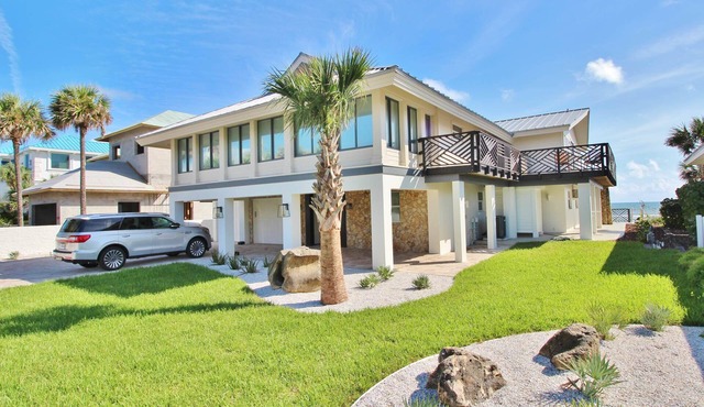 Luxury, Hamptons-style Beach House on NSB No-Drive Beach