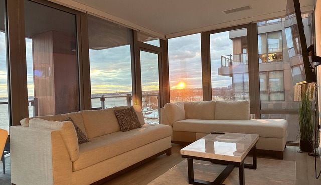 Luxury waterfront view 2 bedroom 2 bathroom Unit