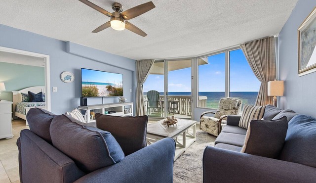 New Listing! Direct oceanfront 2/2 condo with huge balcony and beachfront pool