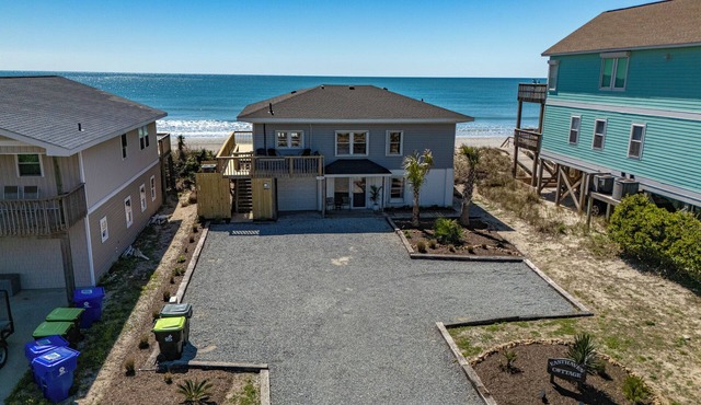 Oceanfront Charm | Classic 1960s Cottage | Screened Porch & Extra Suite