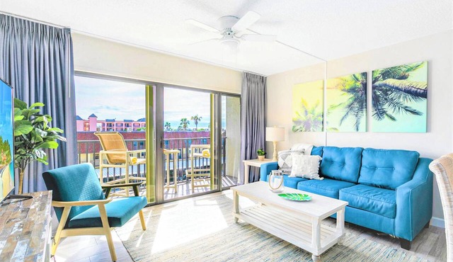 On the Sand at Cocoa Beach Pier | Updated Beachfront Condo | Heated Pool & Rooftop Deck