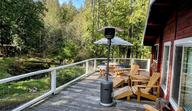 Pan Abode Cabin in the Woods on an Island