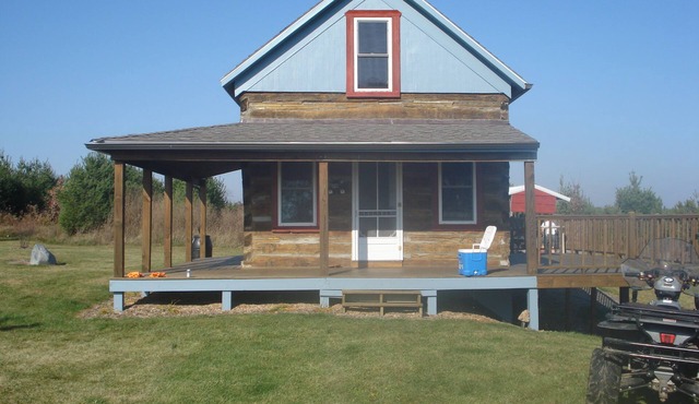 Peaceful historic cabin on 380 acres.