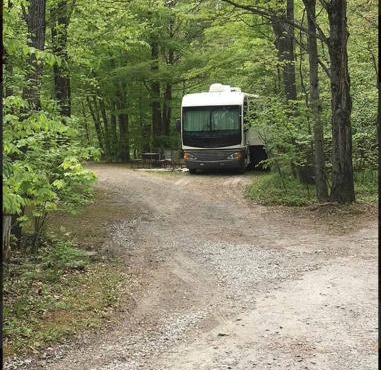 Pop up Camper Site Water & Electric Up to 32FT Site ONLY