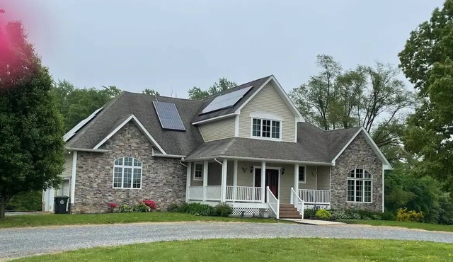 Private farm setting with pool