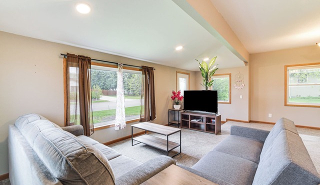 Serene Devils Lake House w/Deck + Fire Pit!