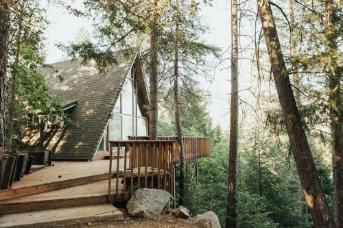 Shasta A Frame Cabin with a View
