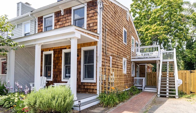Walk to Shops & Dining from Dog-Friendly Apartment w Parking & Private Backyard