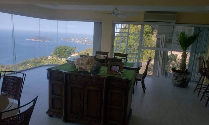Playa Guitarron Condo | Immerse in the Majesty of Nature and Behold From the Heights Acapulco Bay