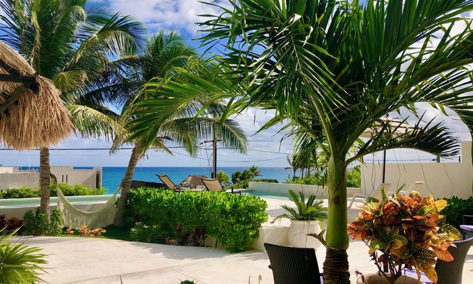 Isla Mujeres House | Newly Remodeled 2 bedroom ocean view house, indoor/outdoor living & private pool