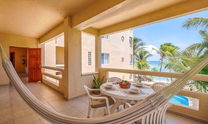 Akumal Condo | Spacious and serene, beachfront condo with AC, WiFi, onsite restaurant, pool!