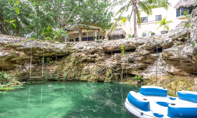 Xpu-Ha House | Toh Ha Spa - Pristine, Unique Spacious 3 Bedroom Home with Private Cenote.