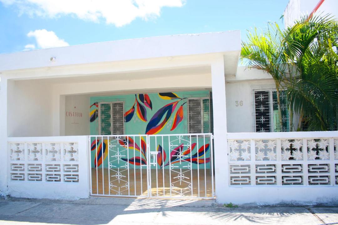 Photo of Buildings in Downtown Cancun