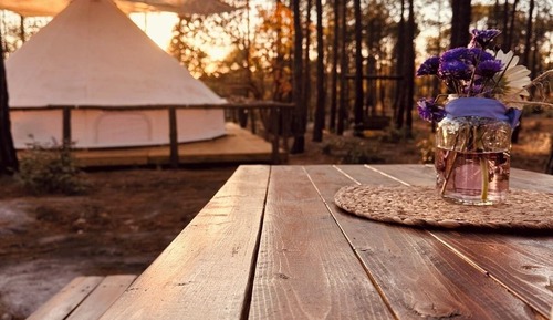 Panoramic Tent, Patio, Mountain View